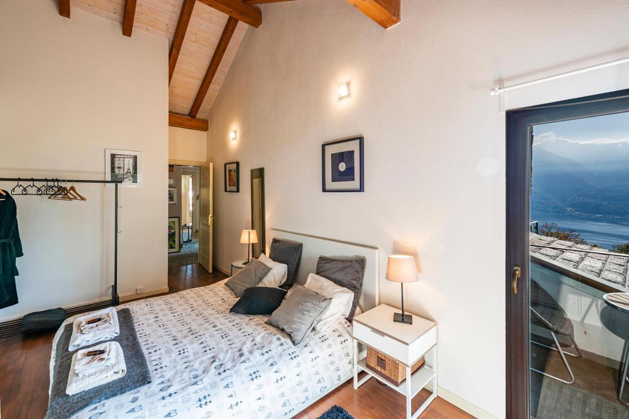 Casa Luna - Wonderful Lake View Brione sopra Minusio 외부 사진