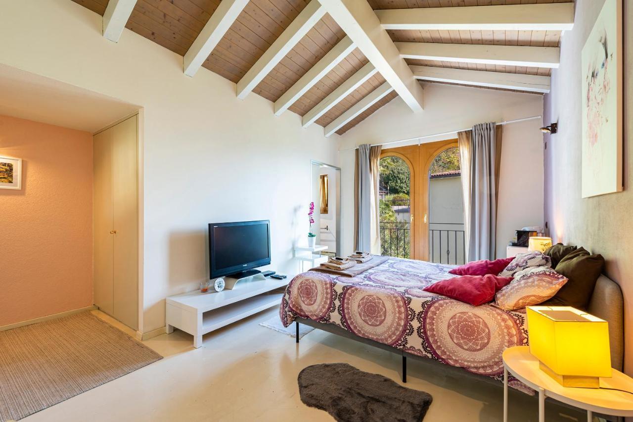 Casa Luna - Wonderful Lake View Brione sopra Minusio 외부 사진