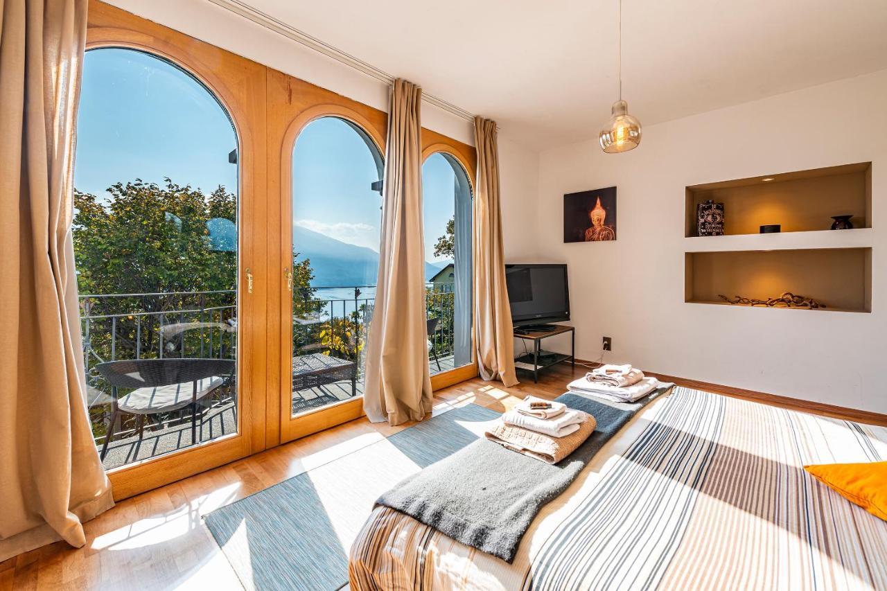 Casa Luna - Wonderful Lake View Brione sopra Minusio 외부 사진