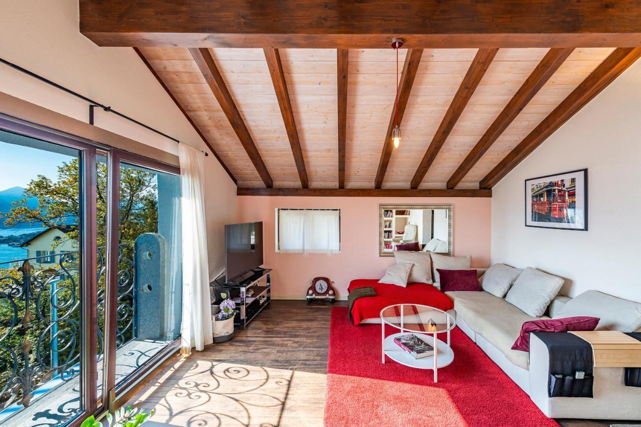 Casa Luna - Wonderful Lake View Brione sopra Minusio 외부 사진
